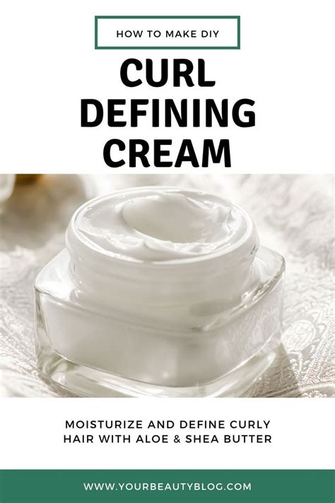 DIY Curl Defining Cream Recipe - Moisturize and Define Curls Naturally | Diy curls, Curl ...