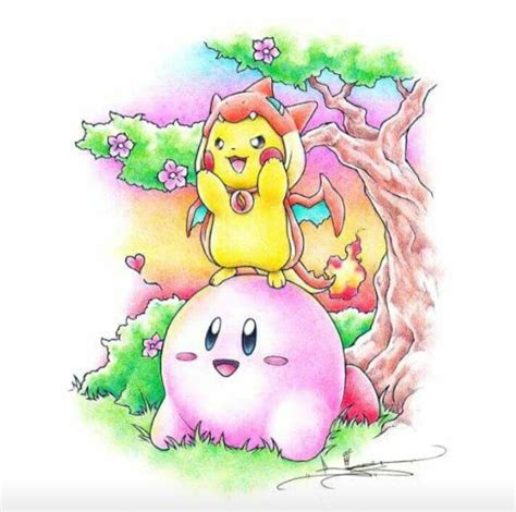 Pikachu and kirby Super Smash Bros, Super Mario Bros, Cute Pokemon ...