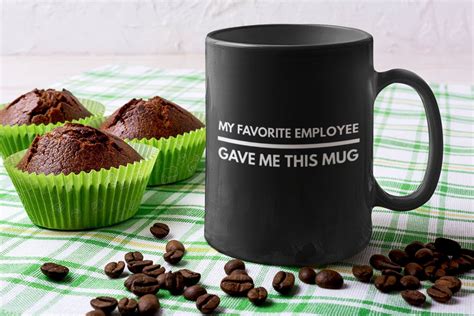 Funny Boss Gift my Favorite Employee Coffee Mug Funny Mugs Boss Leaving Gift Boss Mug, for Group ...