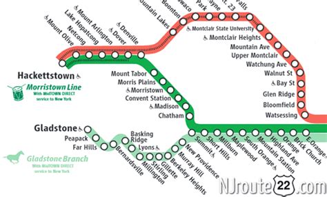 NJ Transit Morris & Essex Line - NJ Route 22