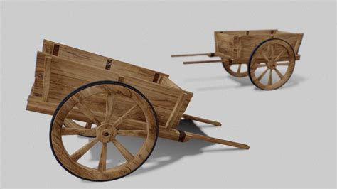 Wooden-cart 3D models - Sketchfab