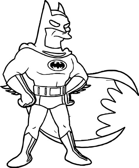 DC Comics Batman The Animated Series Coloring Page - Wecoloringpage.com
