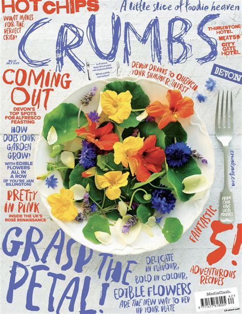 Crumbs Magazine The Make, Make It Simple, Paper Fashion, Food Puns, Food Drawing, Edible Flowers ...