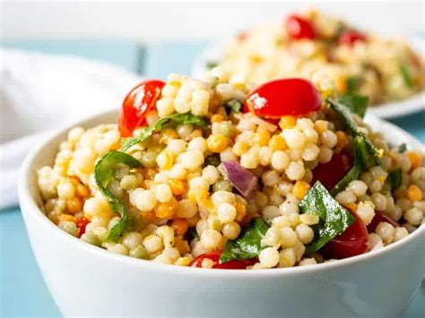 Israeli Couscous Salad - Beyond The Chicken Coop