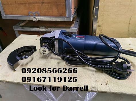 BOSCH ANGLE GRINDER 4", Commercial & Industrial, Construction Tools & Equipment on Carousell