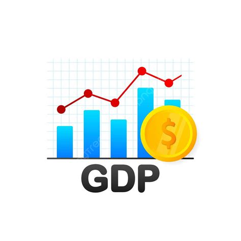 Gdp Vector Icon With Arrow Design Representing Gross Domestic Product ...