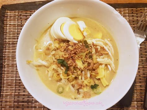 Miss Across the Sea (Eng): Indonesian Recipe: Laksa Bogor