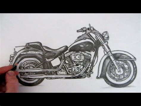 Harley Davidson Motorcycles Drawings