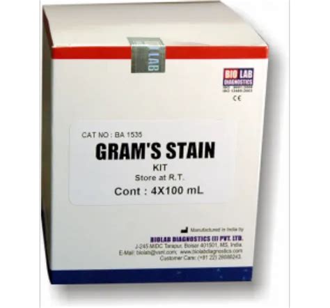 Gram Stain Kit Ready To Use For Pathology Laboratories at Rs 638/pack in Mumbai