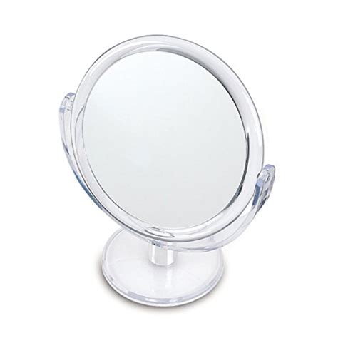 danielle ultra vue two-sided makeup mirror, 12x magnification, clear acrylic - Walmart.com