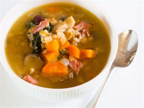 Ham Hock and Vegetable Soup with Le Creuset Stockpot | Healthy family dinners, Kid friendly ...