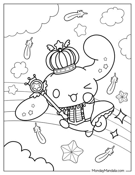 22 Cinnamoroll Coloring Pages (Free PDF Printables) | Hello kitty colouring pages, Hello kitty ...