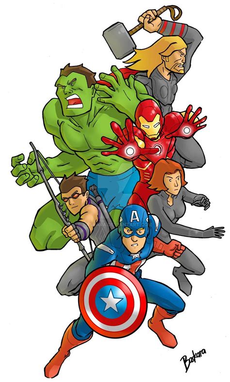 Avengers Cartoon Wallpapers - Top Free Avengers Cartoon Backgrounds - WallpaperAccess