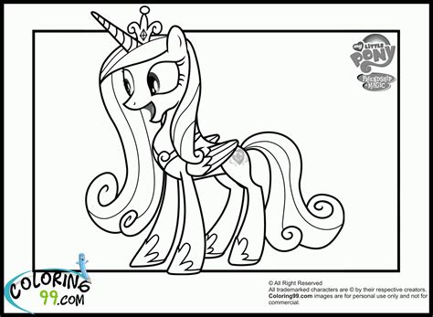 Free My Little Pony Coloring Pages Princess Cadence, Download Free My Little Pony Coloring Pages ...