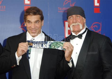 Lou Ferrigno and Hulk Hogan during 2005 Taurus World Stunt Awards ...