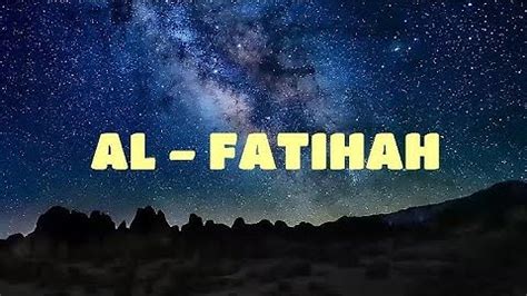 Surah Fatiha Ahmad bin Ali al Ajmi