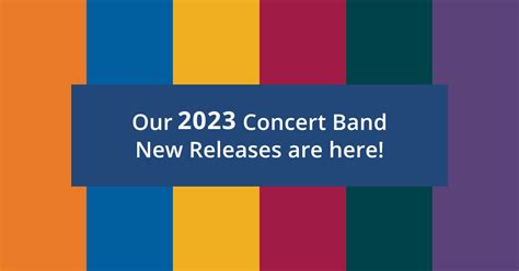 The 2023 Concert Band Release is Here! |Carl Fischer Music