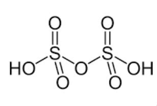 Dr Hill Science News: Disulphuric Acid: H2S2O7