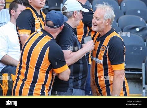 Hull City fans inside the MKM Stadium Stock Photo - Alamy