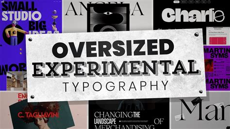 14 Examples of Websites with Oversized Experimental Typography