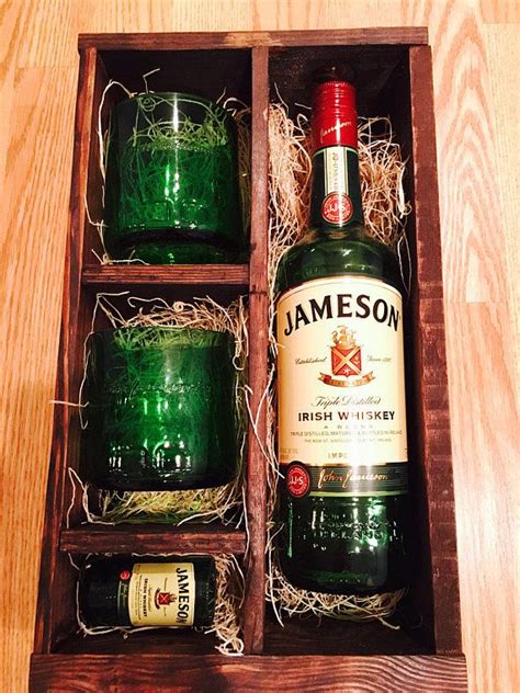 Jameson Whiskey Gift Set 2 Rocks Glasses and 1 Shot | Etsy in 2021 | Jameson whiskey gifts ...