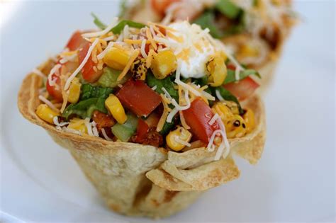 Baked Taco Salad Shells