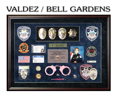 Valdez - Bell Gardens Police Retirement Presentation from Badge Frame ...