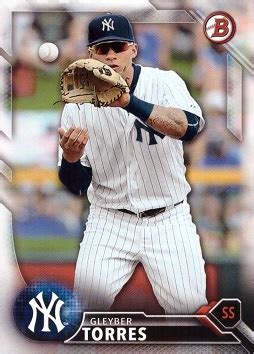 Gleyber Torres 2016 Bowman Draft Baseball Card