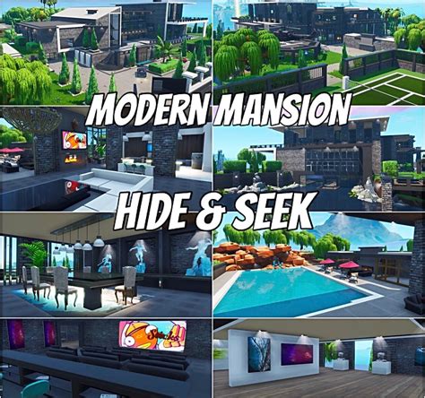 Modern Mansion | Hide & Seek - Fortnite Creative Hide & Seek and FFA ...