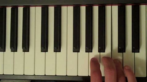 How To Play a C Major Pentatonic Scale on Piano - YouTube