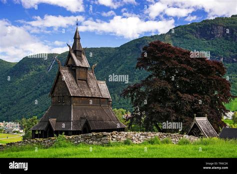 Hopperstad stave church of Vik, Norway, Sogn og Fjordane, Vik ...