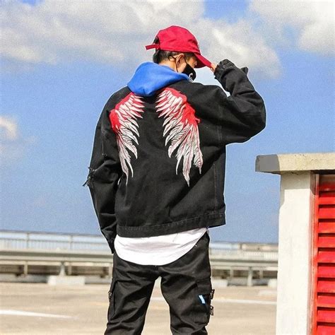 Custom Embroidery Jackets Men Denim Jean Jacket Distressed Men's ...