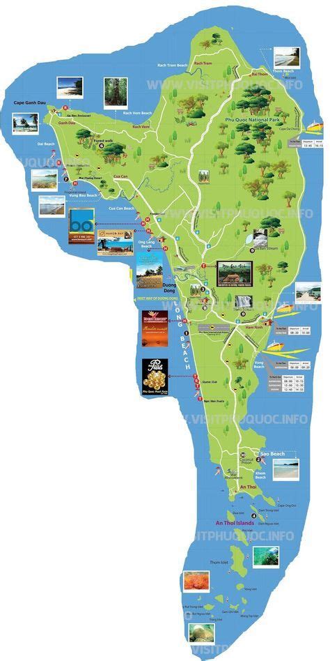 map of #phu_quoc vietnam #Beach see: http://www.phuquocislandguide.com ...