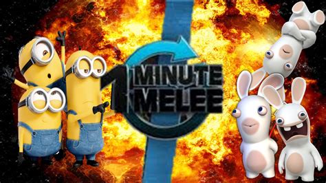 3 Minions vs 3 Rabbids | One Minute Melee Fanon Wiki | Fandom