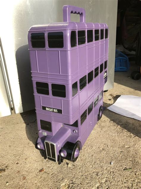 Harry Potter Purple Night Bus, Knight Triple Decker Toy Figure Carrier | Harry potter universal ...