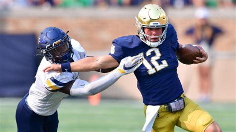 Take Five: Tyler Buchner, Notre Dame O-Line, Short Week and More ...