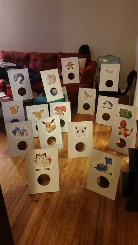 DIY Pokemon Go Party Game | Pokemon party decorations, Pokemon party, Pokemon diy