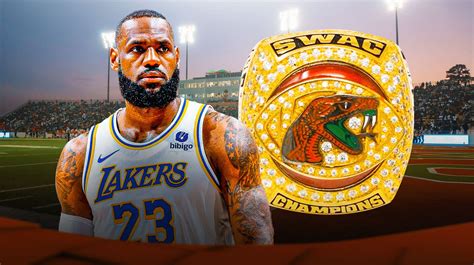 Lakers LeBron James shows love to Florida A&M football championship rings