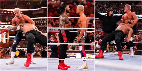 How An Ultra Lame Finish Ruined Cody Rhodes Vs. Roman Reigns At WrestleMania 39 Main Event ...