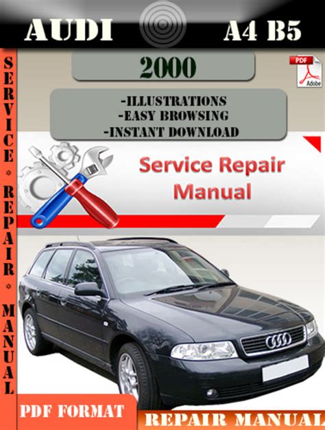 Audi A4 B5 2000 Factory Service Repair Manual PDF - Tradebit