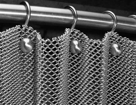 Brass Mesh Coil Curtain has High Rust, Fire and Mildew Resistance