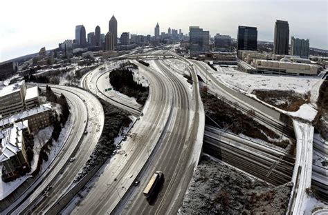 What Atlanta's snowmageddon teaches us about social distancing - The ...