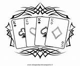 Poker Coloring Pages sketch template