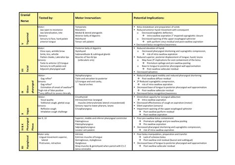 Cranial Nerve Exam Chart: A Visual Reference of Charts | Chart Master