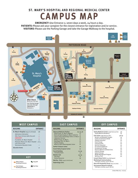 Campus Map 010915 - St. Mary`s Medical Center