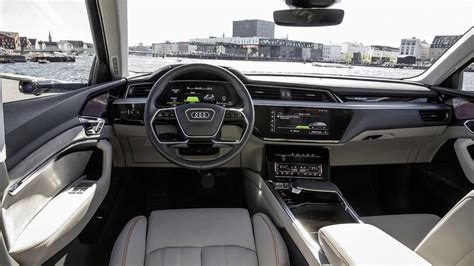 Audi E-Tron Reveals High-Tech Interior With Five Screens