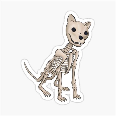 "Halloween Skeleton Dog" Sticker for Sale by ElysianCreation | Redbubble