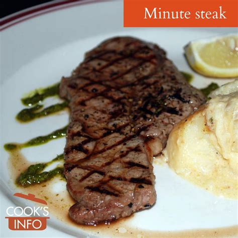 Minute Steak - CooksInfo