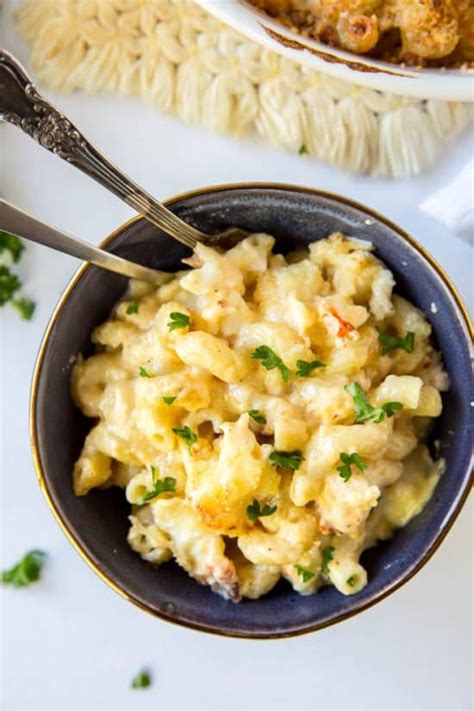 The Best Baked Lobster Mac and Cheese - Spoonful of Flavor