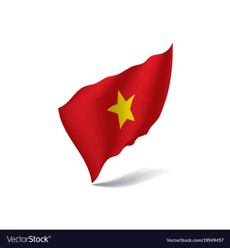 Vietnam flag Royalty Free Vector Image - VectorStock